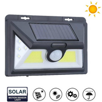 Farol Luz Foco Solar Exterior Sensor Movimiento X 2 Unidades