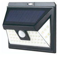 Farol Luz Lampara 32 Led Sensor Solar Exterior Jardín