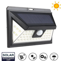 Farol Luz Lampara 32 Led Sensor Solar Exterior Jardín