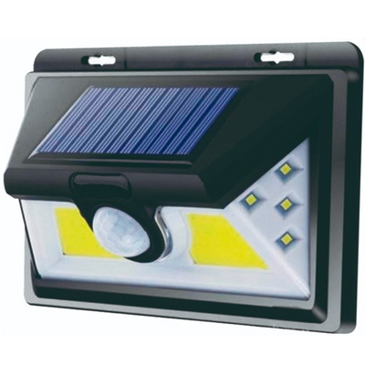 Farol Luz Lampara 52 Led Sensor Solar Exterior Jardín