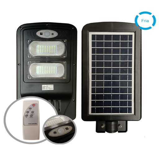 Farol Reflector Led Solar Luminaria Exterior + Control Brazo