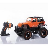 Auto A Bateria Jeep Todo Terreno 4×4 Control Luz Naranja