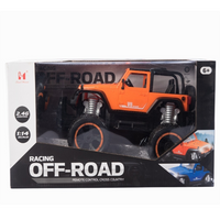 Auto A Bateria Jeep Todo Terreno 4×4 Control Luz Naranja