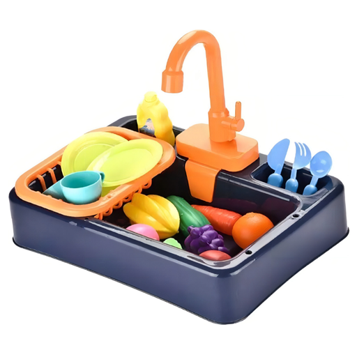 Juego Fregadero De Cocina Para Niños Con Accesorios