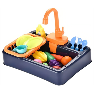 Juego Fregadero De Cocina Para Niños Con Accesorios