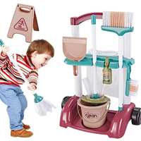 Juego Set Carrito De Limpieza Completo Para Niños Calidad