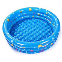 Piscina Redonda Inflable Para Niños 100 Cm X 40 Cm Alto 30l