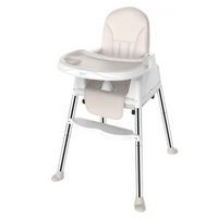 Silla De Comer Para Bebe Multiuso 2 En 1 Desmontable