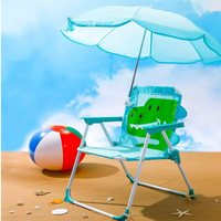 Silla Plegable De Playa Infantil Con Sombrilla Para Niños